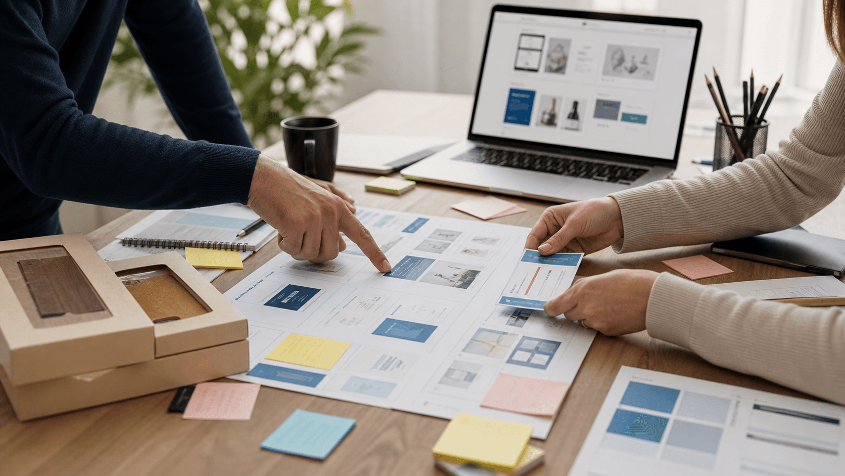 Marketingteam plant A+ Content, Vertrauensmodul und Gütesiegel für Produktseite